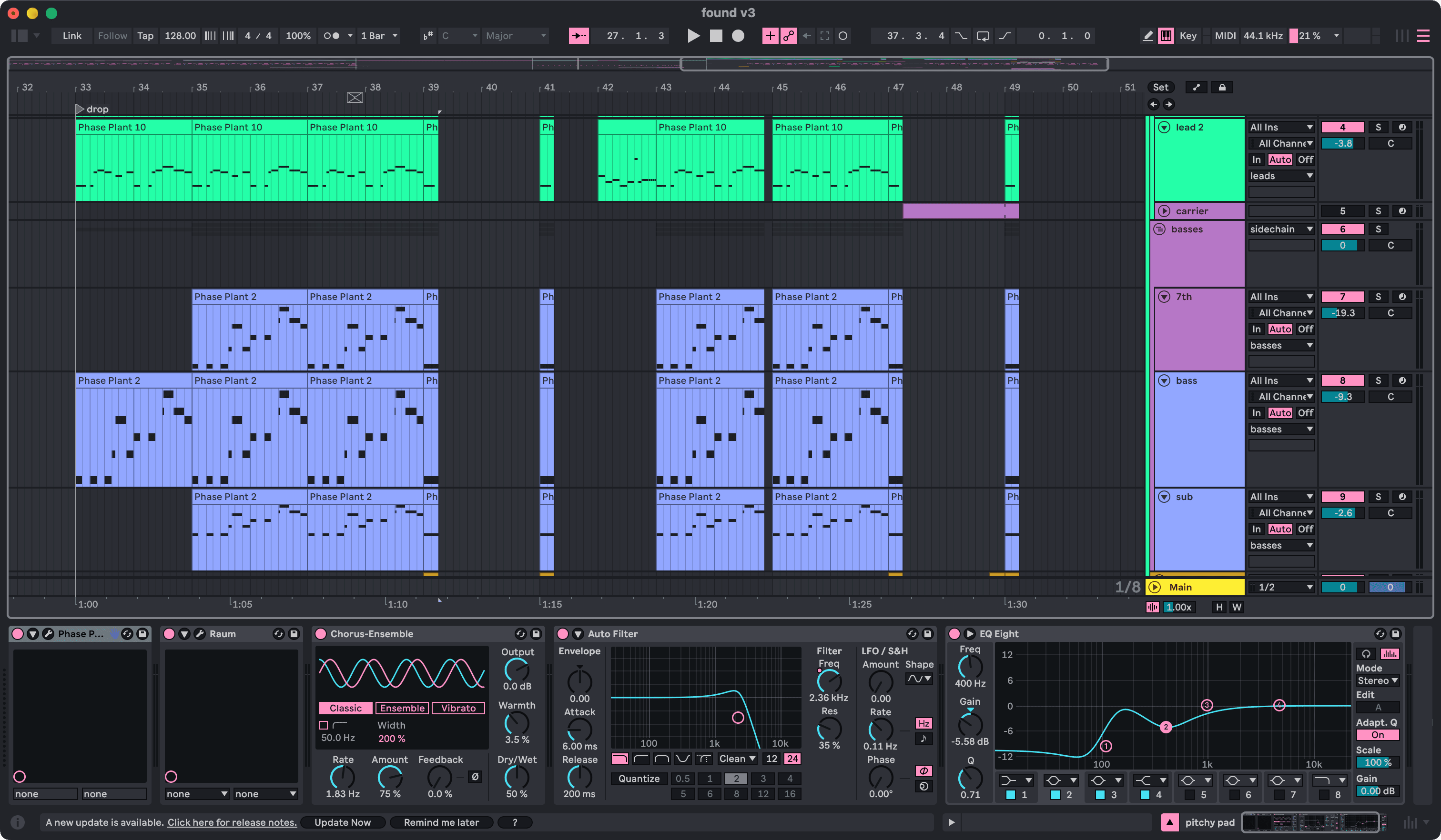 Screenshot of Ableton Live